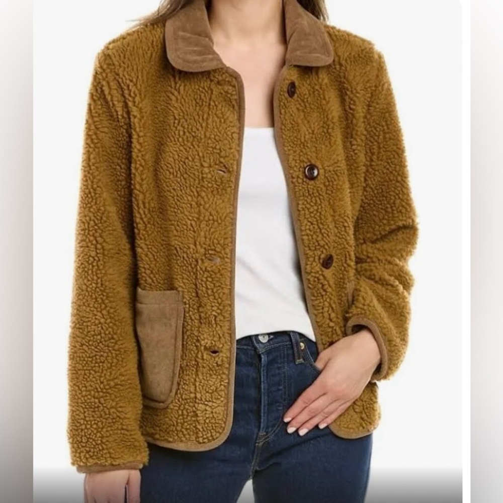 Alex Mill Workman Sherpa Fleece Jacket